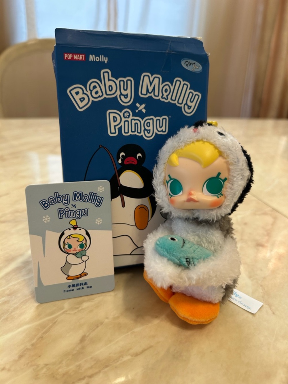 Popmart Baby Molly x Pingu Come With Me